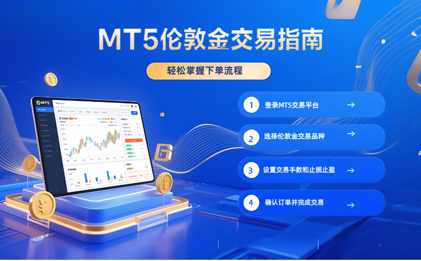 使用mt5进行伦敦金下单的交易流程