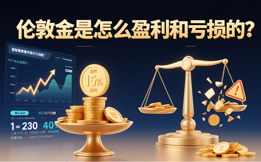 伦敦金是怎么盈利和亏损的