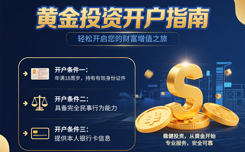 个人黄金投资开户条件详解