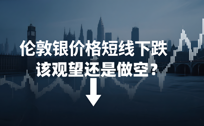 伦敦银价格短线下跌该观望还是做空