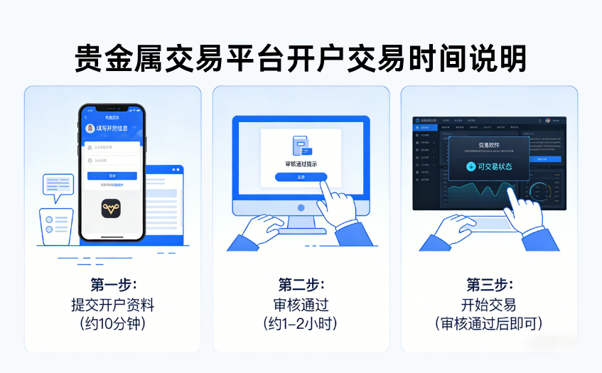 贵金属交易平台开户后多久可以开始交易