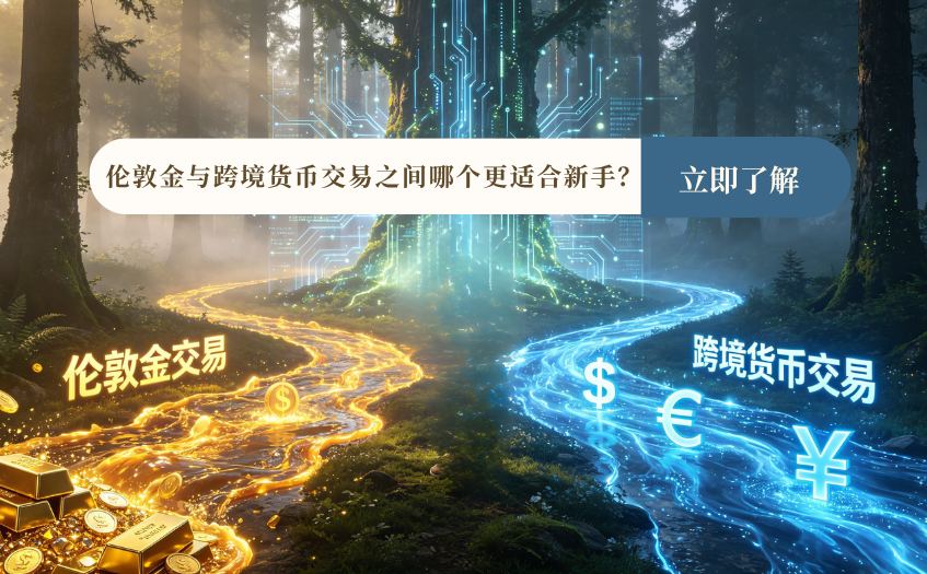 伦敦金与跨境货币交易之间哪个更适合新手