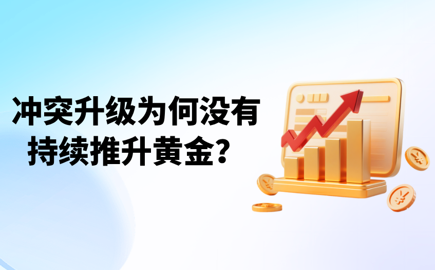 冲突升级为何没有持续推升黄金 冲突升级为何没有持续推升黄金