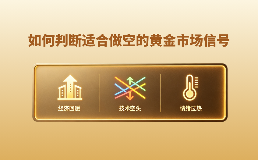 如何判断适合做空的黄金市场信号 如何判断适合做空的黄金市场信号