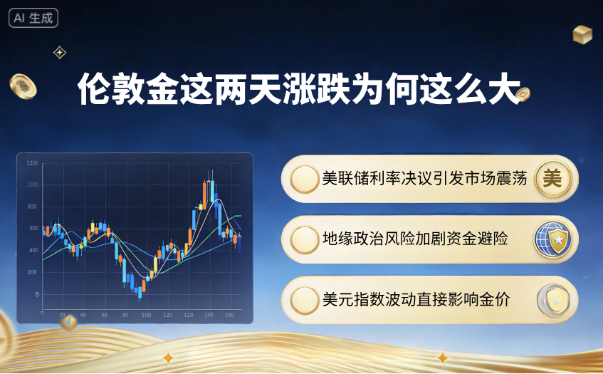 伦敦金这两天涨跌为何这么大 伦敦金这两天涨跌为何这么大