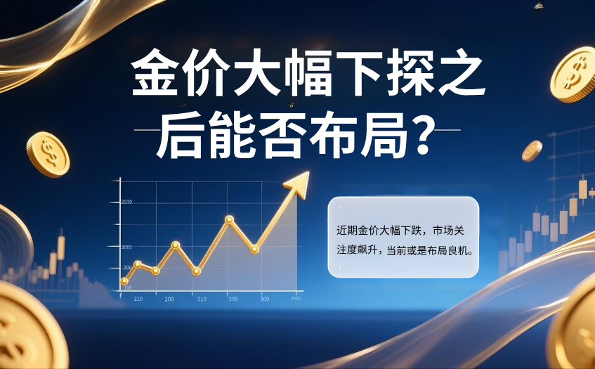 金价大幅下探之后能否布局