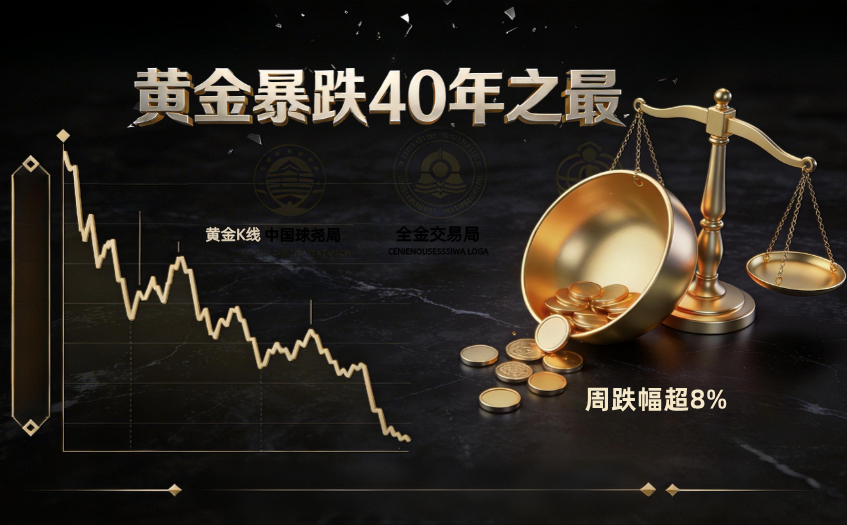 黄金创近40年最大单周跌幅
