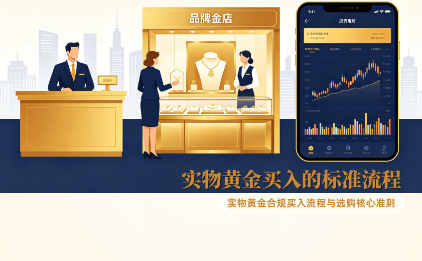 实物黄金合规买入流程与选购核心准则 实物黄金合规买入流程与选购核心准则