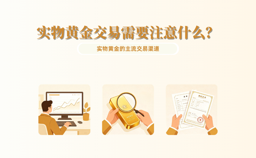实物黄金交易需要注意什么 实物黄金交易需要注意什么