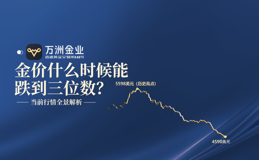 金价什么时候能跌到三位数