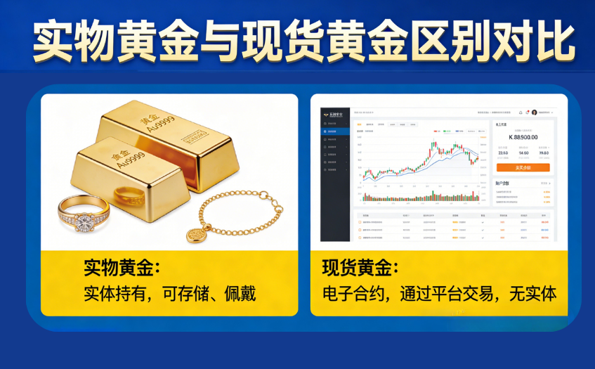 现货黄金和实物黄金有什么不同